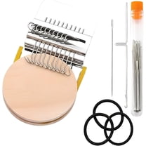 Yippzo Knit Patch Darning Looms Kit – Complete Weaving Tool Set for Mending Clothes & Fabric Repair, Portable Mini for Beginners, Includes All Supplies
