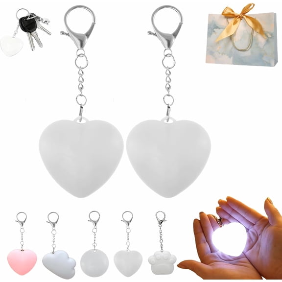 Yippzo Love Wallet Tote Bag Touch Sensing Light, LED Automatic Glow Lights, Purse Light for Women, Heart Bag Lamp with Motion Sensor for Handbags & Gifts