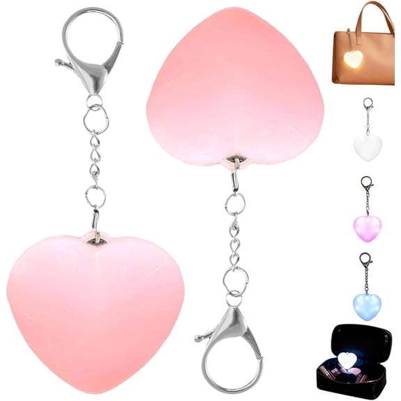 Yippzo Love Wallet Tote Bag Touch Sensing Light, Purse Lights for Inside Purse, Handbag Led Light with Automatic Sensor, Women Handbag Purse Accessories