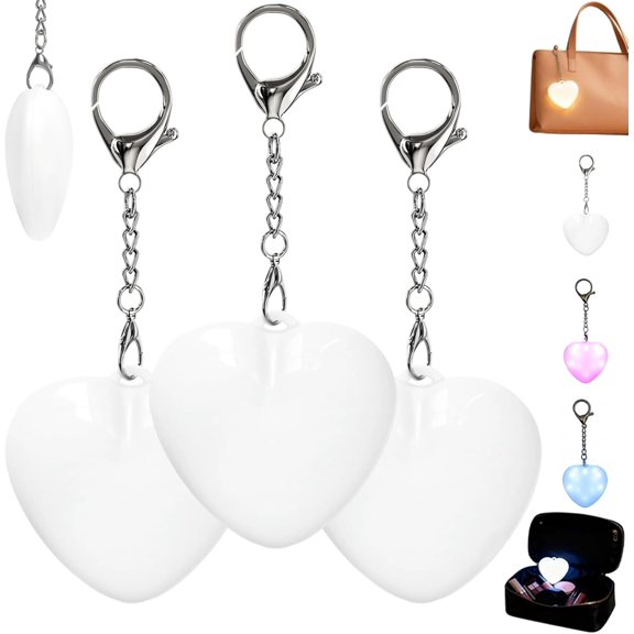 Yippzo Love Wallet Tote Bag Touch Sensing Light, Purse Lights for Inside Purse, Handbag Led Light with Automatic Sensor, Women Handbag Purse Accessories