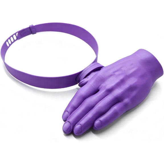 Yippzo Palm-Sized Sun Hat, Funny Hand-Shaped Sun Visor Headband, Adjustable Fit, Outdoor Summer Costume Accessory