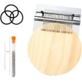 thumbnail image 1 of Yippzo Patchmaker 2.0 Kit, Darning Looms Quickly Mini Mending Convenient Darning-Loom for Mending Jeans Socks, Makes Beautiful Stitching DIY Weaving Arts, 1 of 7