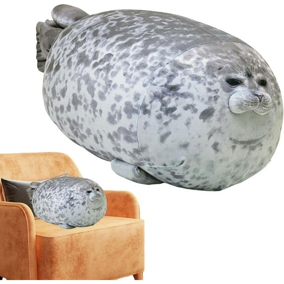 Yippzo Seal Pillow Realistic Soft Stuffed Animals, Chubby Seals Plush Toy Pets Pillow, Stuffed Plushie Toys Ideal Choice For Bedroom, Living Room, Travel