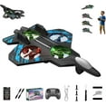 thumbnail image 1 of Yippzo Skyriders RC Jet,RC Stunt Fighter Jet Toy with 360° Flips & LED Lights, Christmas Remote Control Helicopter, Foam Remote Control Airplane, 1 of 9
