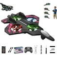 thumbnail image 1 of Yippzo Skyriders RC Jet,RC Stunt Fighter Jet Toy with 360° Flips & LED Lights, Christmas Remote Control Helicopter, Foam Remote Control Airplane, 1 of 10