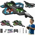 thumbnail image 1 of Yippzo Skyriders RC Jet - Rc Stunt Fighter Jet Toy,Christmas Remote Control Airplanes RC Planes with 360° Flips & LED Lights,Foam Remote Control Airplanes, 1 of 9