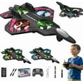 thumbnail image 1 of Yippzo Skyriders RC Jet - Rc Stunt Fighter Jet Toy,Christmas Remote Control Airplanes RC Planes with 360° Flips & LED Lights,Foam Remote Control Airplanes, 1 of 10