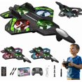 thumbnail image 1 of Yippzo Skyriders RC Jet - Rc Stunt Fighter Jet Toy,Christmas Remote Control Airplanes RC Planes with 360° Flips & LED Lights,Foam Remote Control Airplanes, 1 of 10