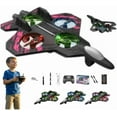 thumbnail image 1 of Yippzo Skyriders Rc Jet, Remote Control Fighter Jet, Rc Stunt Fighter Jets Toy with 360° Flips & LED Lights, Foam Remote Control Airplane, Christmas Gifts, 1 of 10