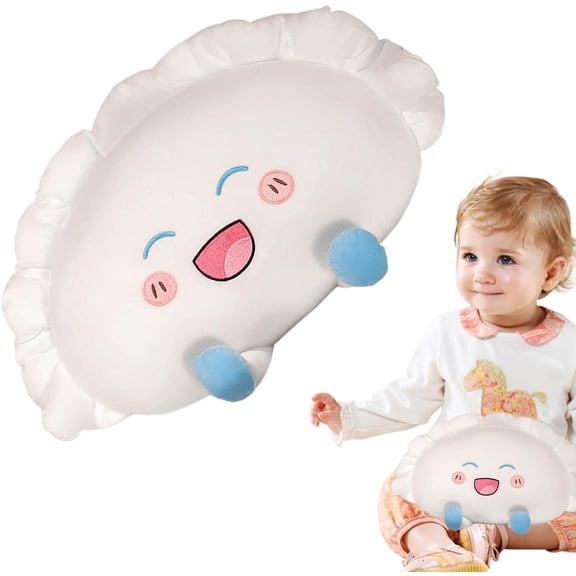 Yippzo Stuffed Dumpling Pillow,Stuffed Dumpling Doll Pillow | Multi-Purpose Home Decoration for Couch, Bedroom, Living Room, and Game