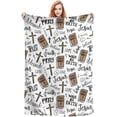 thumbnail image 1 of Yippzo Super Soft Christian Bible Jesus Throw Blanket, Bible Prayer Blanket Bible Verse Throw, Ultra-Soft Flannel Easter/Baptism Present for Faith Women Men, 1 of 7