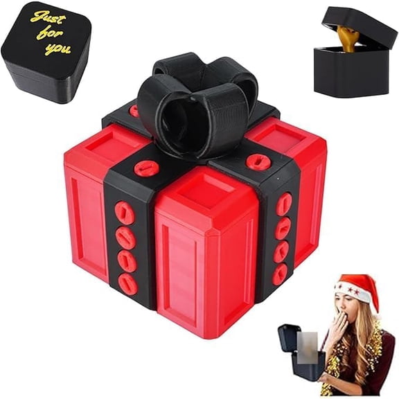 Yippzo The Annoying Present, Hilarious Gag Prank Boxes Surprise Gift Box with Screws for Adults, 3D Printed Funny For Birthday Holiday