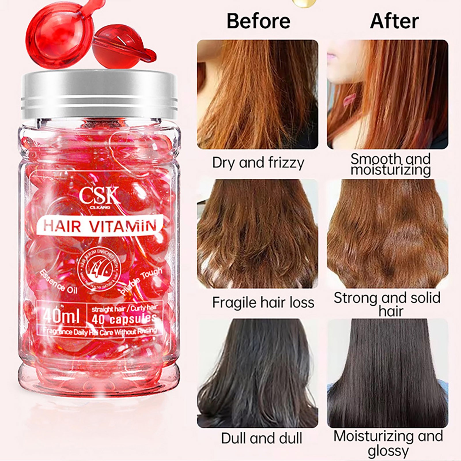 Yiqing Reduced Hair Care Hair Oil Smoothens Hair Frizz Leave In Hair ...