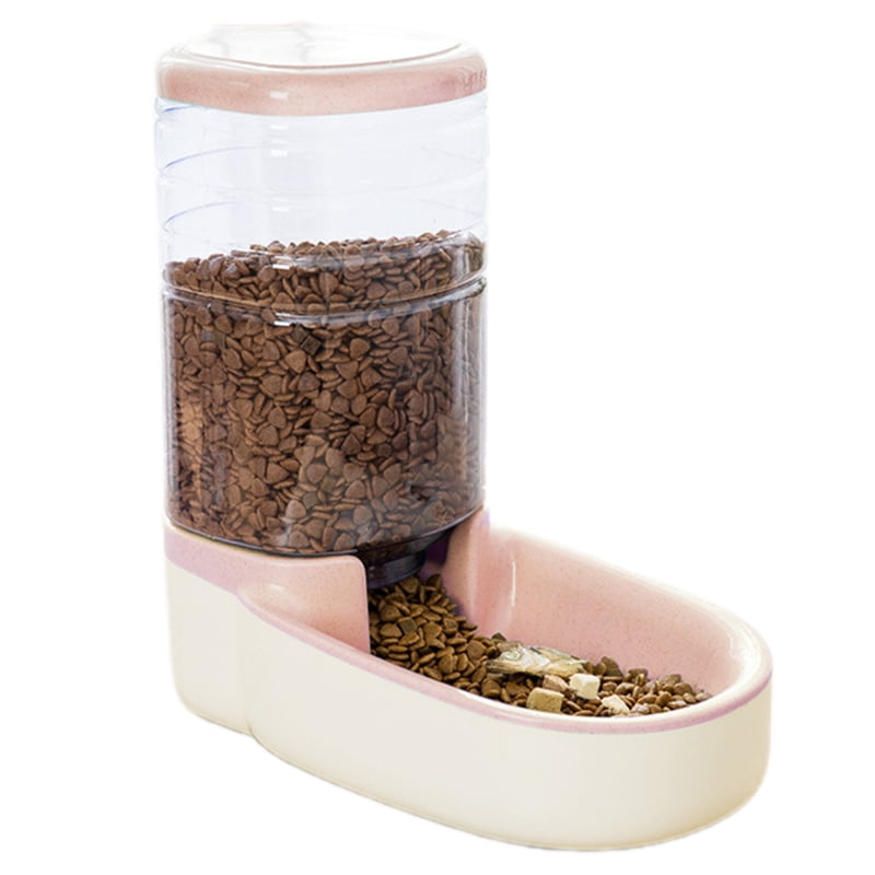 Yiran Automatic Pet Feeder for Dogs & Cats, Pink