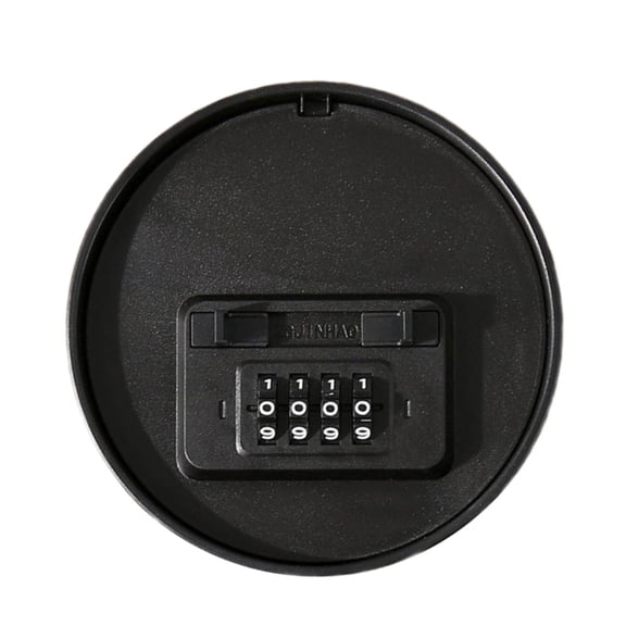 Yiran Black Flower Pot Base Password Hidden Storage Box Safe