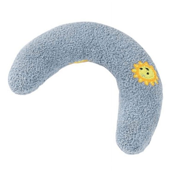 Yiran Blue U-Shaped Cat Pillow, Pet Accessory, 1Pc
