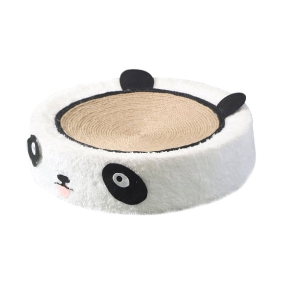 Yiran Compass Round Cat Scratcher - Panda Design