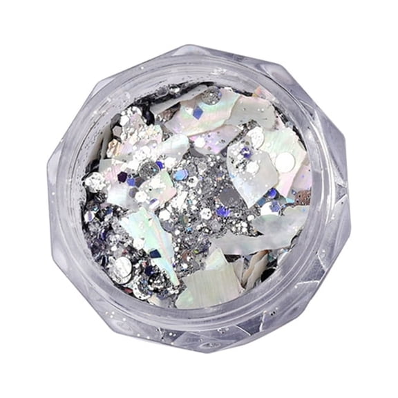 Yiran Galaxy Crystal Shell Flake Nail Decor, Style 6