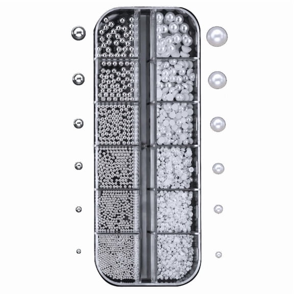 Yiran Highlight Half Pearl Nail Decor, Style 02