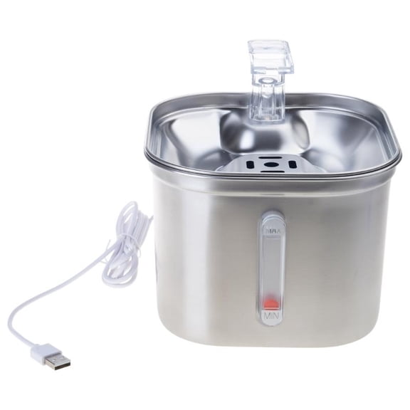 Yiran Stainless Steel Pet Water Fountain, Model 1