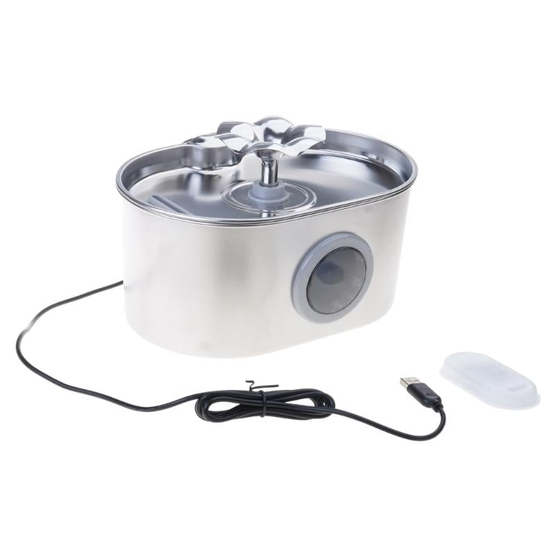 Yiran Stainless Steel Pet Water Fountain, Model 3