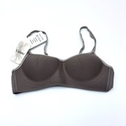 Yirnno Brassieres Slim-fit women's underwear without steel ring L size, khaki
