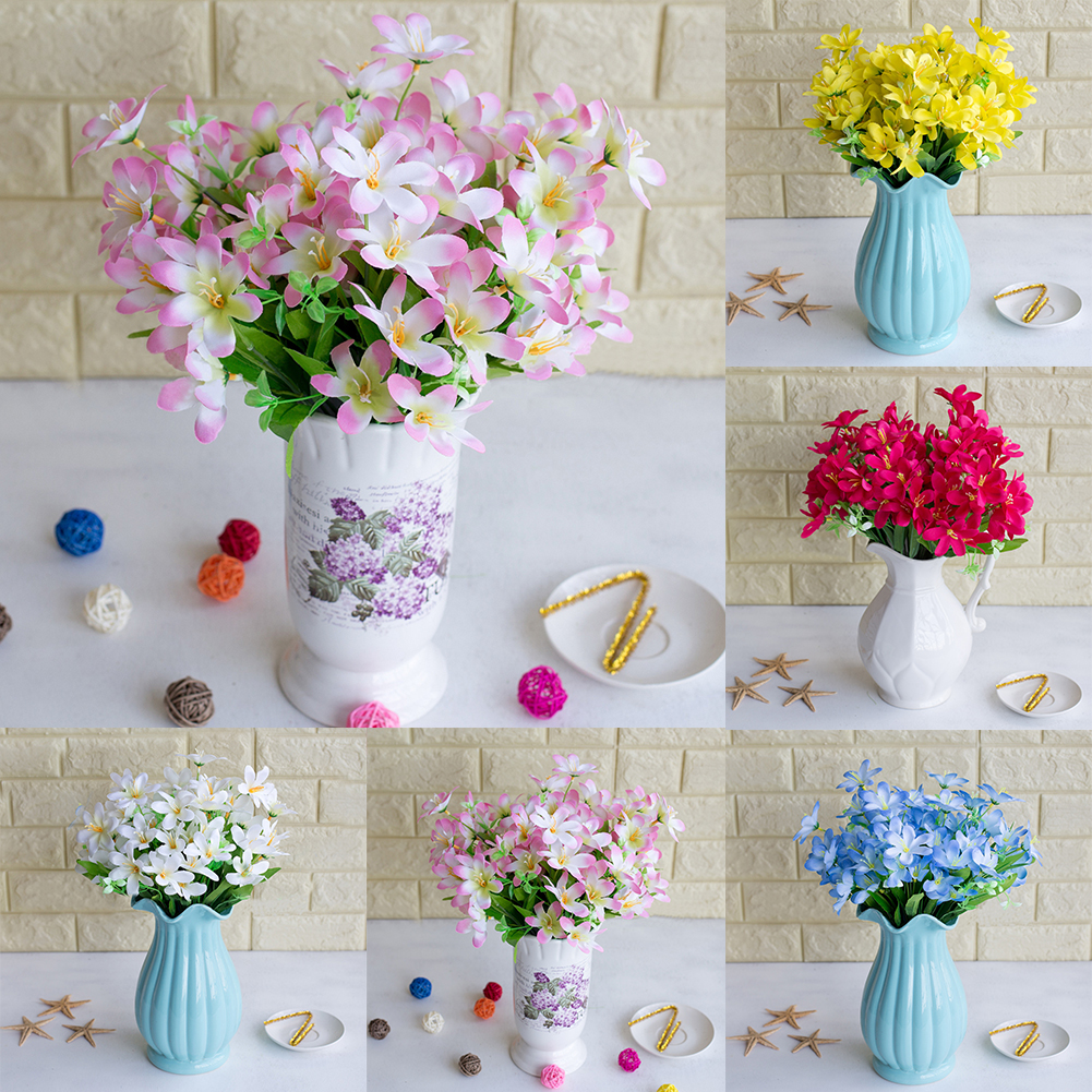 Yirtree 1 Bouquet Artificial Daffodil Flowers Narcissus Spring Flower