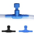 thumbnail image 1 of Yirtree 10 Pieces 2 Way Fish Tank Air Pump Aquaculture T Shape Control Valve Plastic Aquarium Hose Connector for 4 mm Air Tube, 1 of 7