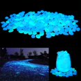 thumbnail image 1 of Yirtree 100 Pcs Glowing Rocks, 0.55in Glow in The Dark Rocks for Outdoor Decor Garden Lawn Yard, Aquarium, Fish Tank, Pathway,Luminous Pebbles Powered by Light or Solar-Recharge, 1 of 7
