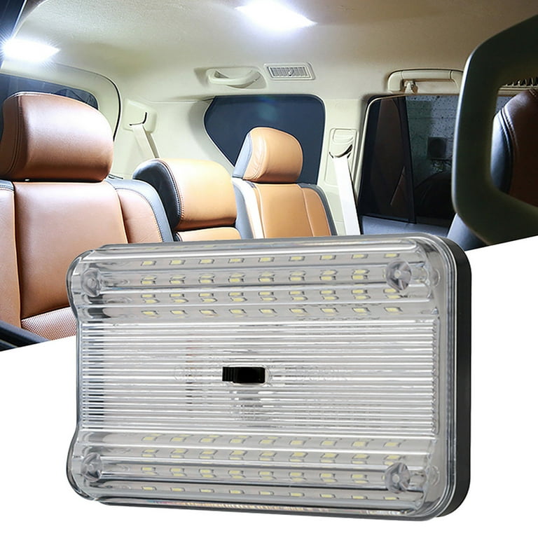 Yirtree 12V 36 LED Car Truck Vehicle Auto Dome Roof Ceiling Interior Light  Lamp White with On/Off Switch for Cars Vans Camper Vans & Taxis