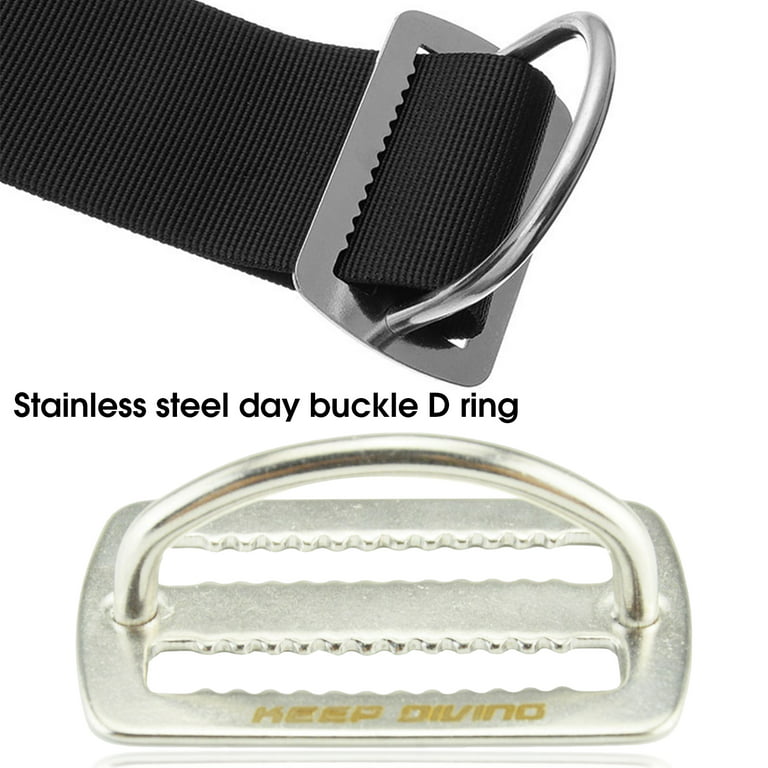 Yirtree 2 Inch 50mm Tri-Glide Slide Buckles, Adjustable Metal Webbing Strap  Buckle Fasteners for Backpack, Dog Collars, Purses and Bags, Silver