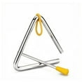 thumbnail image 1 of Yirtree 4 Inch Musical Steel Triangle Percussion Instrument With Striker, 1 of 5