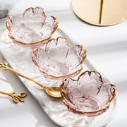 Yirtree 4 Pack Small Glass Bowls -Soup, Salad, Dessert, Yoghurt, Side Dishes, Dip, Ice Cream Glass Bowls, 3.35 Inch Diameter