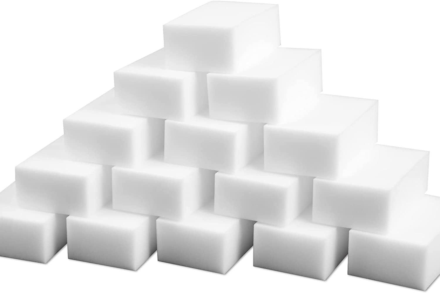 Yirtree 50Pcs Magic Sponge Eraser Long Lasting Cleaning Sponges in Bulk