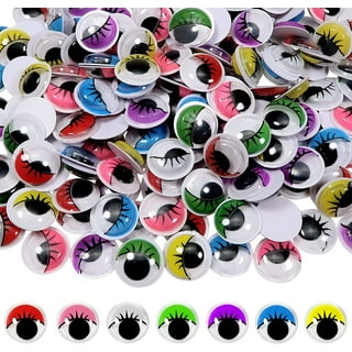 Colored Shaking Eyes Self-Adhesive Googly Eyes 4mm-25mm DIY Toy Making  Small Eye Stickers Black White Movable Eyes 