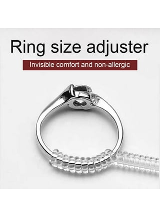 16 Pack Ring Size Adjuster for Loose Rings, 8 Size Silicone Resizer  Invisible Ri