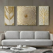 Yirtree Abstract Geometric painting wall decoration for bedroom 3 piece Abstract canvas wall art for living room modern canvas prints kitchen Bathroom wall decor office home decoration