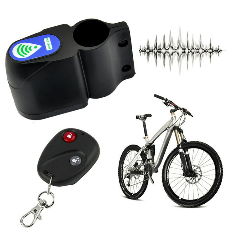 Yirtree Anti-Theft Bike Alarm with Mount, Burglar Vibration Motorcycle  Bicycle Alarm Security System Waterproof Cycle Bike Alarm with Remote