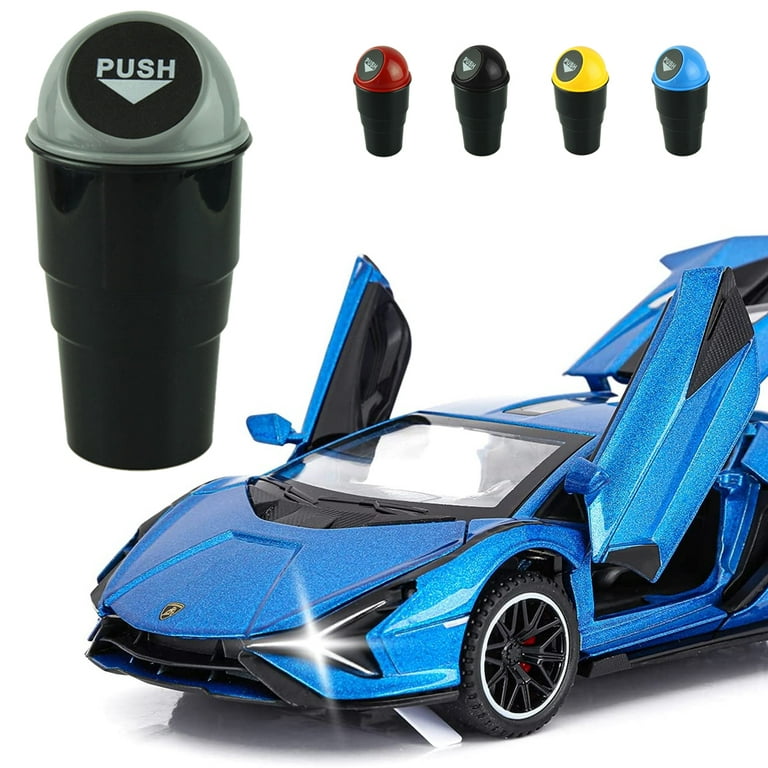 Yirtree Automotive Cup Holder Trash Can, Auto Mini Auto Push Trash