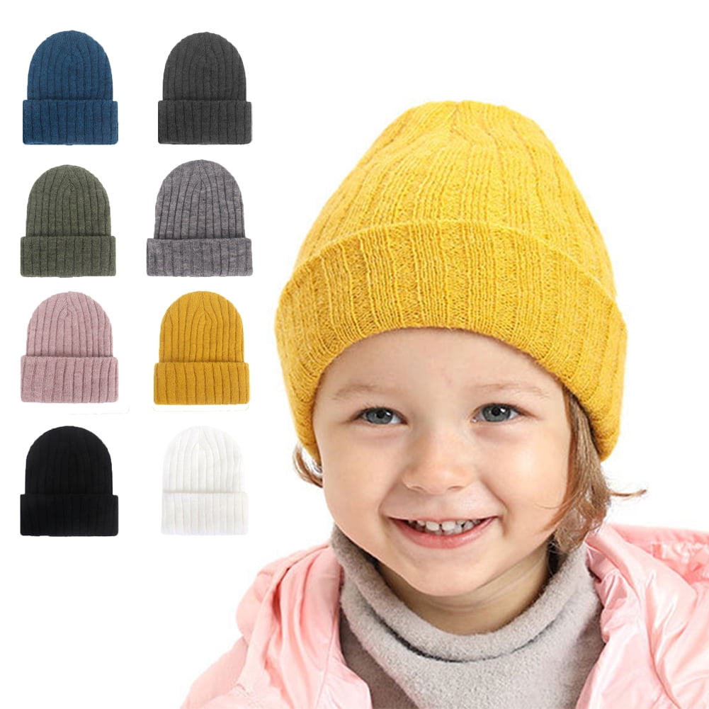 Yirtree Baby Beanie Hat, Infant Newborn Soft Warm Knitted Hat Caps Cute
