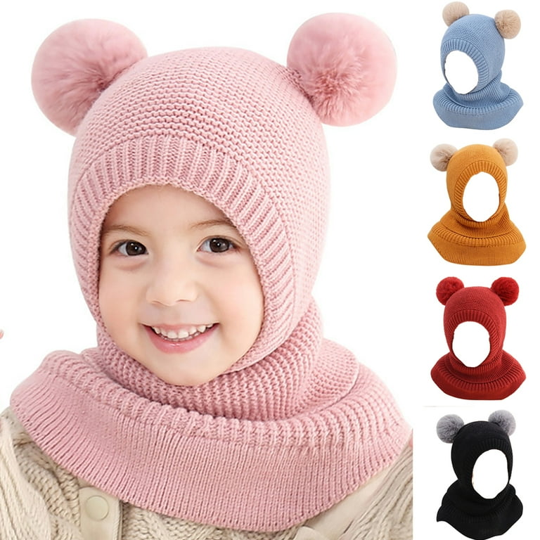 Yirtree Baby Boy Girl Winter Hat Kids Earflap Hat with Scarf