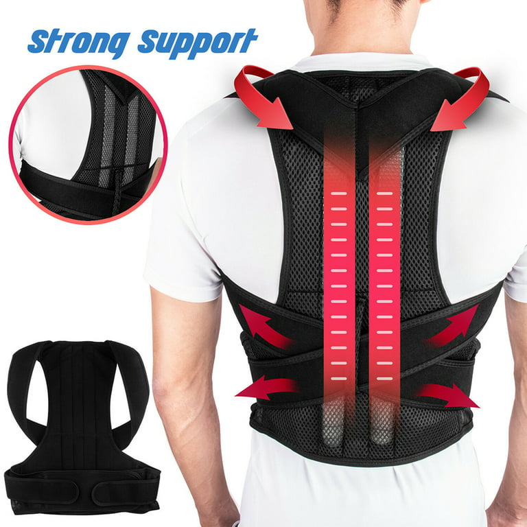 Full Back Brace Posture Corrector for Men and Women Upper and Lower Back  Support