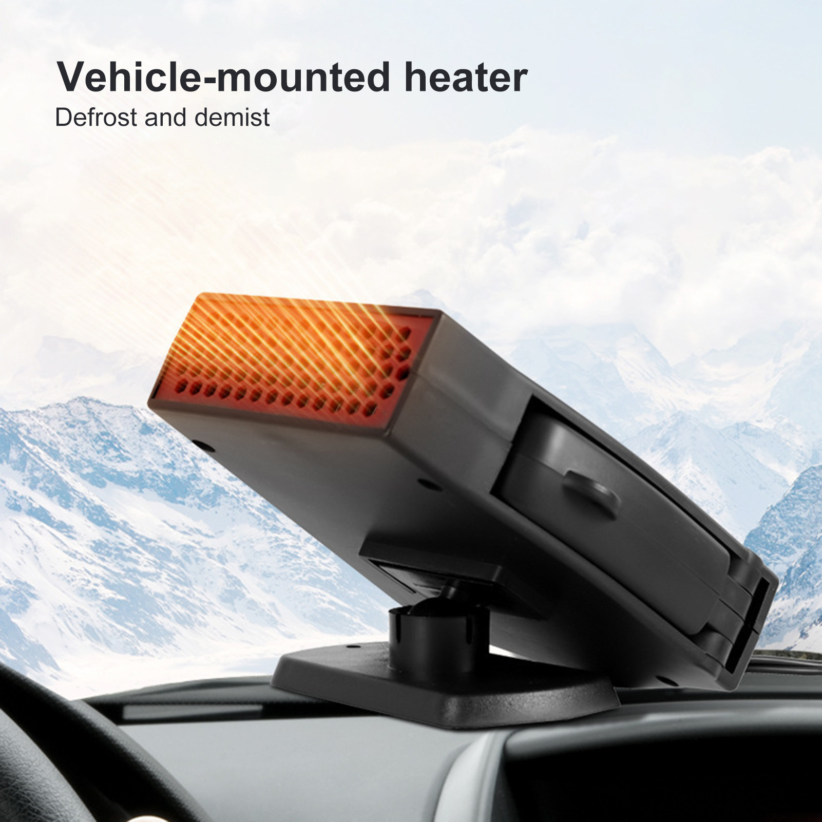 Yirtree Car Heater,12V 150W Portable Car Heater Defroster Fans, 2 in 1
