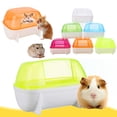 thumbnail image 1 of Yirtree Dwarf Hamster Bathroom, Chinchilla Sauna Room Plastic Sand Bath House Ideal for Gerbils, Hedgehog, Squirrel and Other Small Animals, 1 of 8