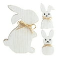 thumbnail image 1 of Yirtree Easter Bunny Unfinished Wooden Bunny Slices Wood Rabbit Ornament for Painting Spring Decor Easter Party Crafts DIY, Bunny Crafts Decoration Children Gift 1PC, 1 of 8