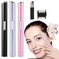 thumbnail image 1 of Yirtree Electric Eyebrow Trimmer Women Precision Face Razors Mini Shaver Battery Operated Small Face Hair Remover with Comb Personal Epilator, 1 of 8