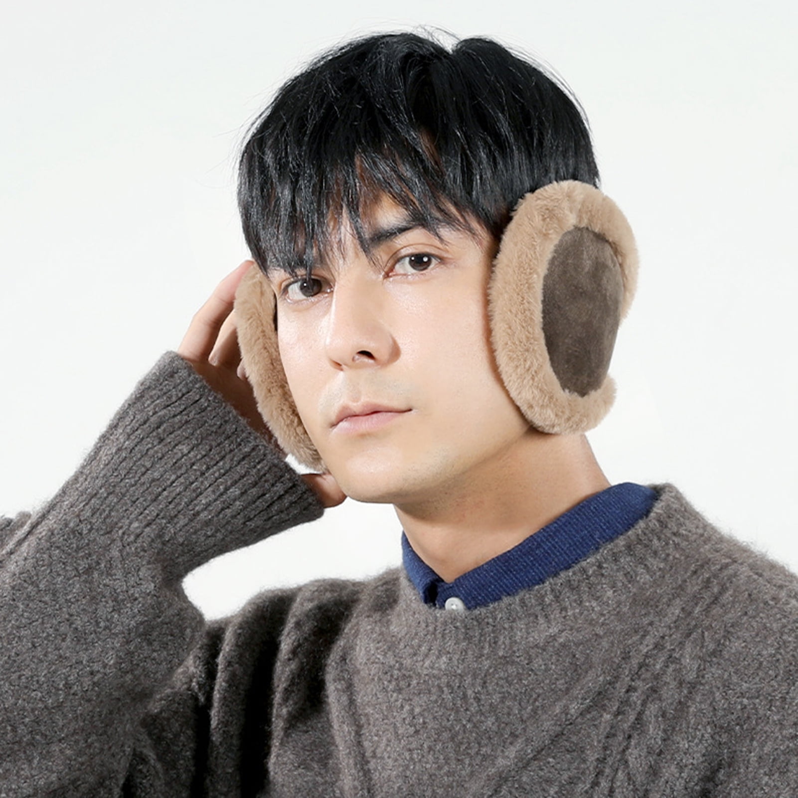 Buy Fleece Ear Muffs - Ear Warmers - Behind the Head Style Earmuffs for Men  Women at