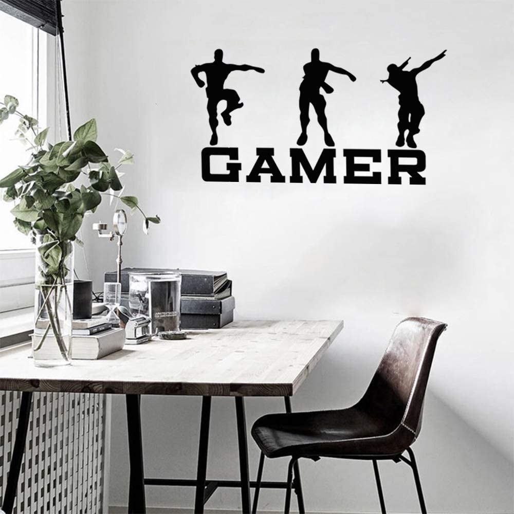 Yirtree Gamer Wall Decal, Game Wall Stickers Murals, Vinyl Art Design