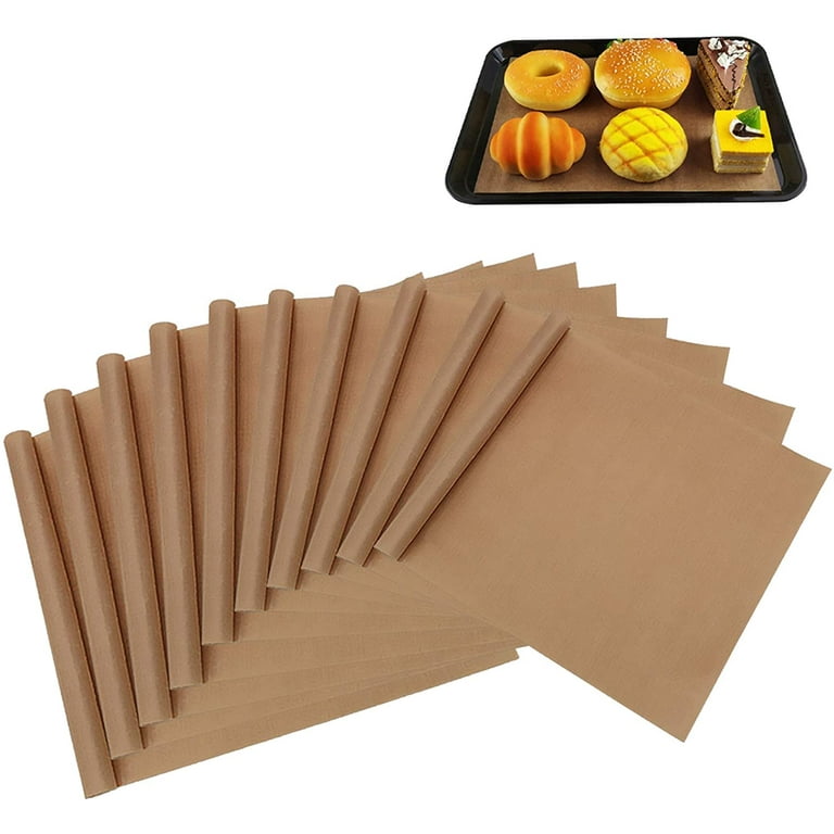 Yirtree Half Sheet Pan Liners, 12x16 Inches, Reusable Baking Parchment  Sheets, Nonstick Cookie Baking Mat, Washable & Eco-friendly (10 Pieces) 