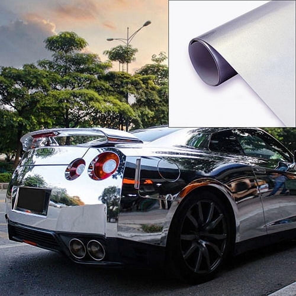 Super Glossy Liquid Metallic Silver Vinyl Wrap Film Self Adhesive Decal  Windshield Stickers For Car Wrapping, Air Bubble Free Roll Sheet From  Orinotech, $228.2